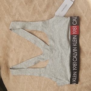 CK Unlined Bralette Size S